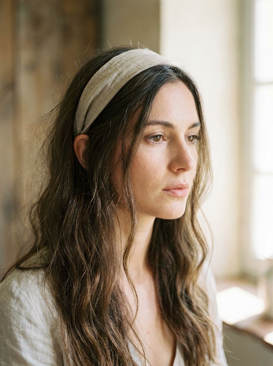 Haarband mit sanften Wellen - Frisuren mit Haarband